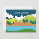 Search for mountain moving announcement cards Lake