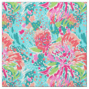 Search for coral fabric Botanical
