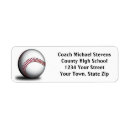 Search for baseball return address labels Sports