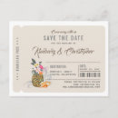 Search for plane ticket save the dates Beach