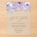 Search for lavender sweet 16 invitations Elegant