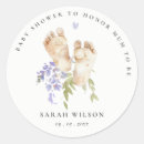 Search for blue baby feet stickers Watercolor