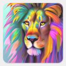 Search for lion art stickers Colourful
