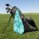 Search for teal blue golf towels Floral