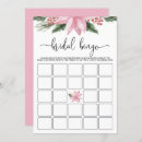 Search for bridal bingo invitations Botanical