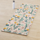 Search for flowers yoga mats Black