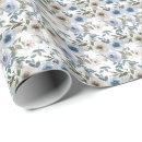 Search for blue floral wrapping paper Watercolor