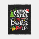 Search for brother blankets Xmas