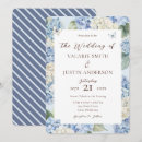 Search for blue hydrangea wedding invitations Dusty blue floral