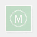 Search for mint green wedding napkins Chic