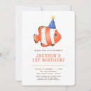 Search for nautical girl 1st birthday invitations Ocean