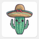 Search for mexican cactus stickers Sombrero