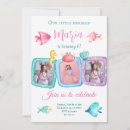 Search for collage birthday invitations 3 photo collage