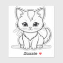 Search for cat drawing stickers Animal lovers
