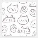 Search for cat doodle stickers Funny