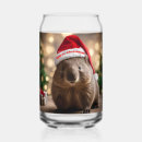 Search for funny christmas beer glasses Santa