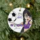 Search for girls soccer christmas tree decorations Goalie