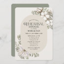 Search for floral rehearsal dinner invitations Unique