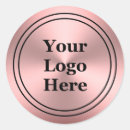Search for metallic looking stickers Your logo here