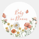 Search for floral stickers baby in bloom