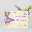 Search for peach butterfly invitations Purple