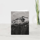 Search for mountain landscape thank you cards Black and white