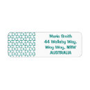 Search for moroccan return address labels Elegant