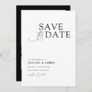 Search for unique elegant wedding invitations Black and white
