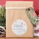 Search for watercolor font stickers Merry christmas
