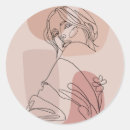 Search for line art stickers Beauty