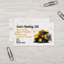 Search for dump truck business cards Construction