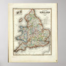 Search for england counties posters Map