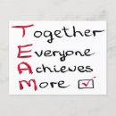 Search for working together postcards Teamwork