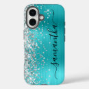 Search for aqua glitter iphone cases Modern
