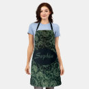 Search for damask aprons Green