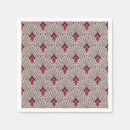 Search for geometric art deco pattern napkins Retro