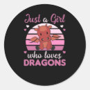 Search for fantasy dragon stickers Magic