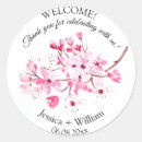 Search for pink cherry blossom wedding stickers Flowers