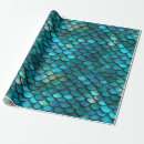 Search for fish scale wrapping paper Mermaid