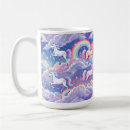 Search for rainbow with clouds mugs Unicorn