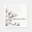Search for magnolia napkins White magnolias
