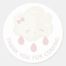 Search for cloud baby shower stickers Pink