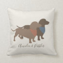 Search for dog silhouette cushions Dachshund