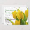 Search for yellow tulip wedding invitations Tulips