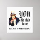 Search for political canvas prints Vote