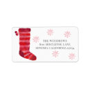 Search for red snowflake return address labels Cute