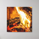 Search for fireplace canvas prints Wood