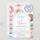Search for boy doughnut party invitations Mother to be