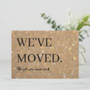 Search for funny moving announcement cards Minimalist