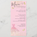 Search for pink and gold menus Watercolor